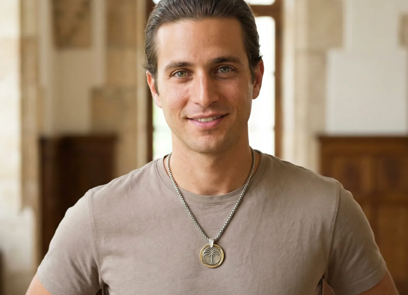 תליון עץ תמר, 100 פרוטה, מהמטבעות הראשונים של ישראל