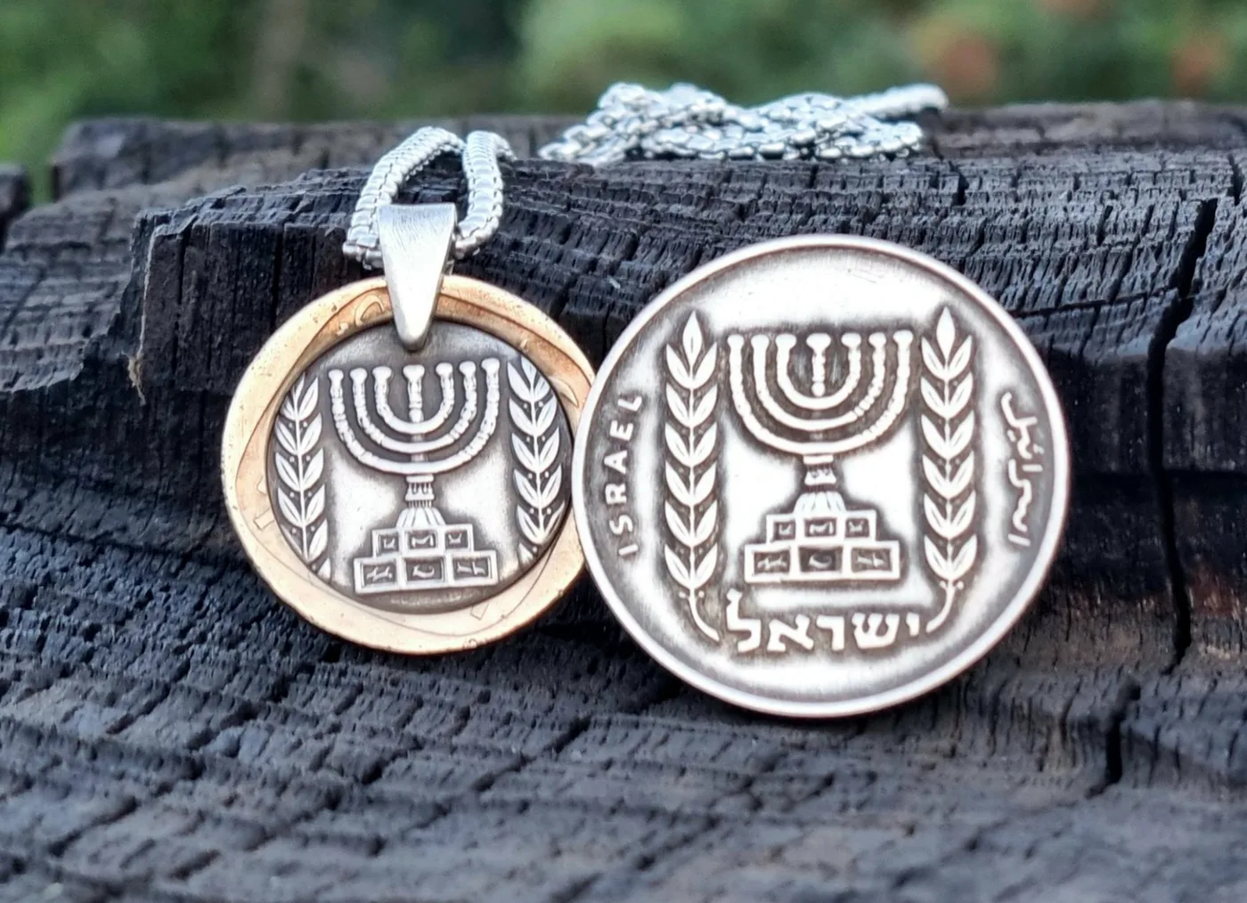 תליון מנורה, 1 לירה שנות ה 60