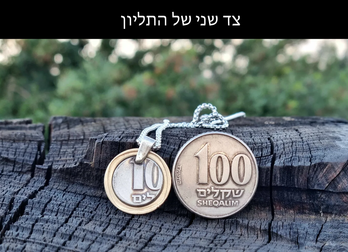תליון מנורה, 100 שקלים ישנים, שנות ה 80