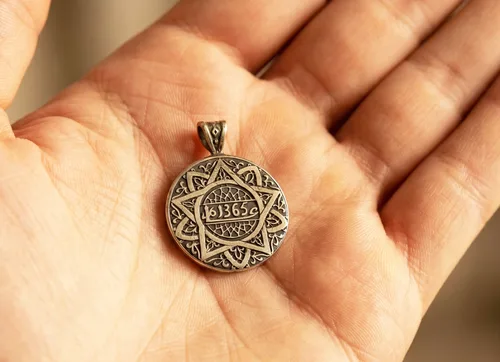 תליון ממטבע 5 פרנק,   מרוקו, שנות ה 40