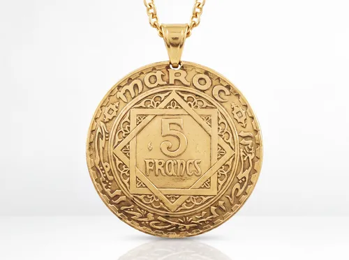 תליון 5 פרנק . מרוקו 1946